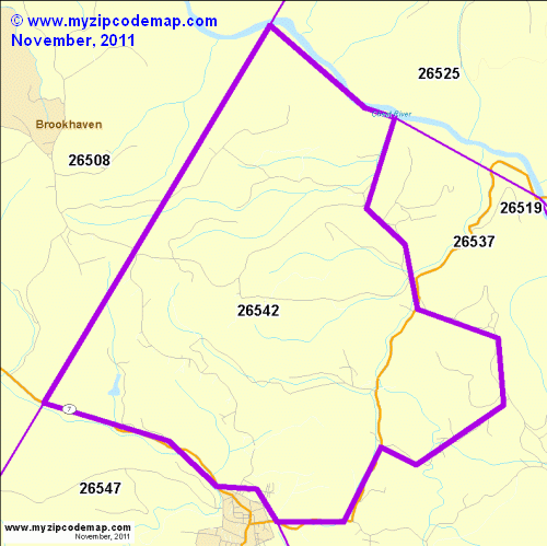 map of 26542