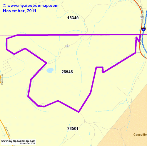map of 26546