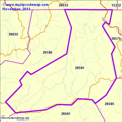 map of 26581
