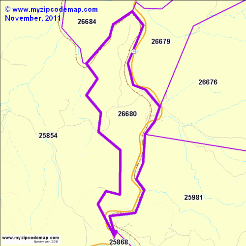 map of 26680