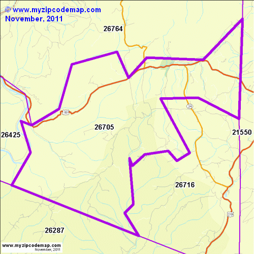 map of 26705
