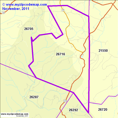 map of 26716