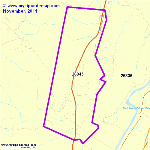 map of 26845