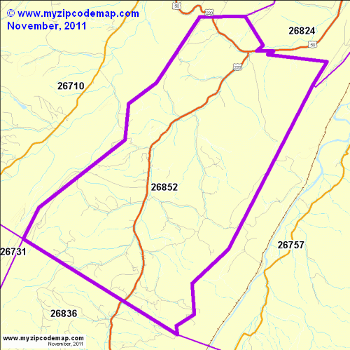 map of 26852