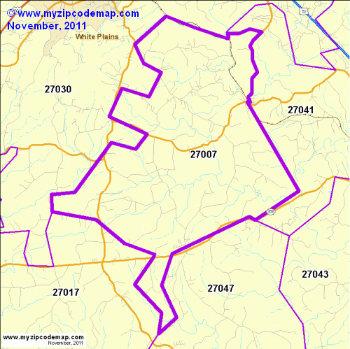 map of 27007