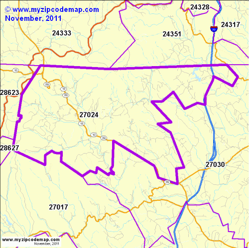 map of 27024
