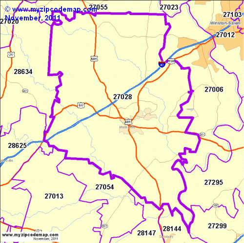 map of 27028