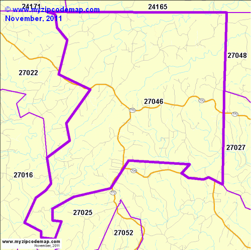 map of 27046