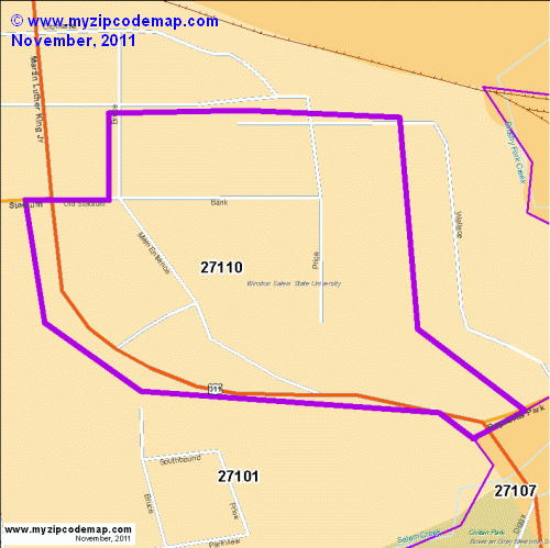 map of 27110