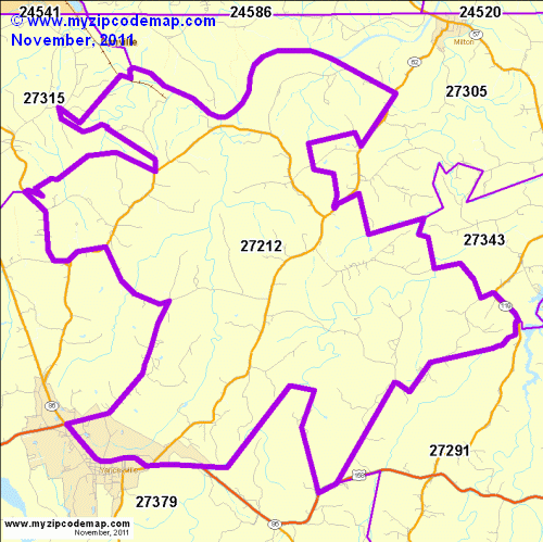 map of 27212