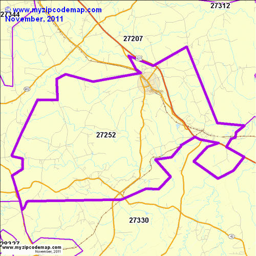map of 27252