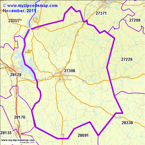 map of 27306
