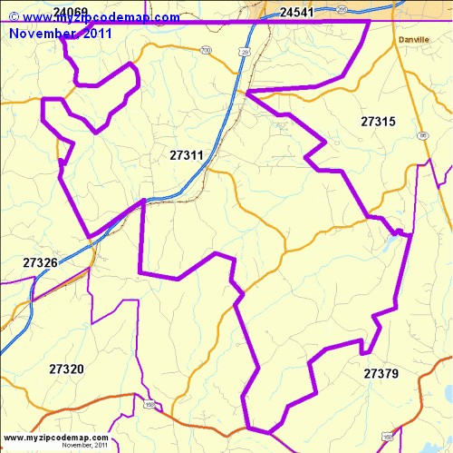 map of 27311