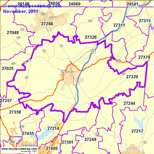 map of 27320