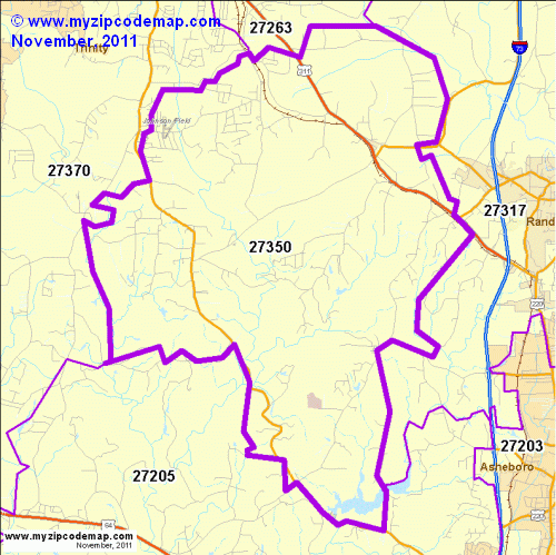 map of 27350