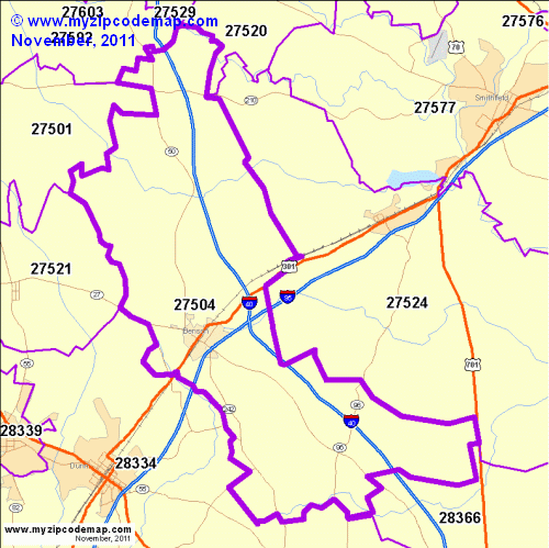map of 27504