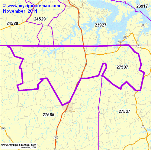 map of 27507