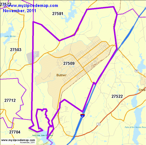 map of 27509