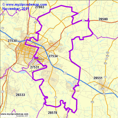 map of 27534