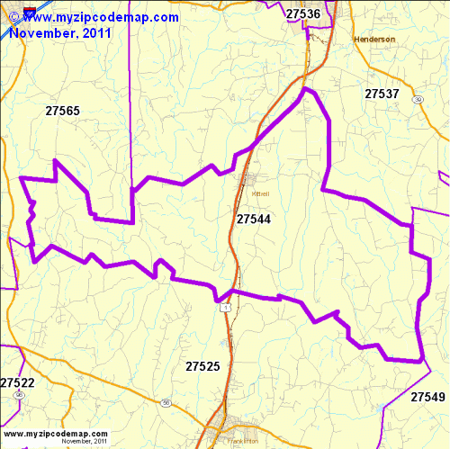 map of 27544