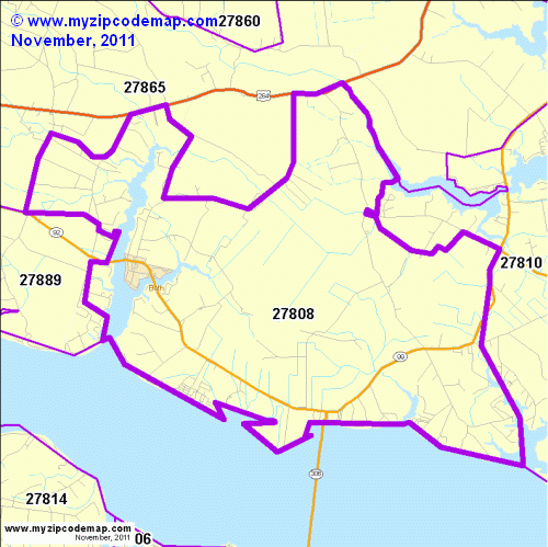 map of 27808