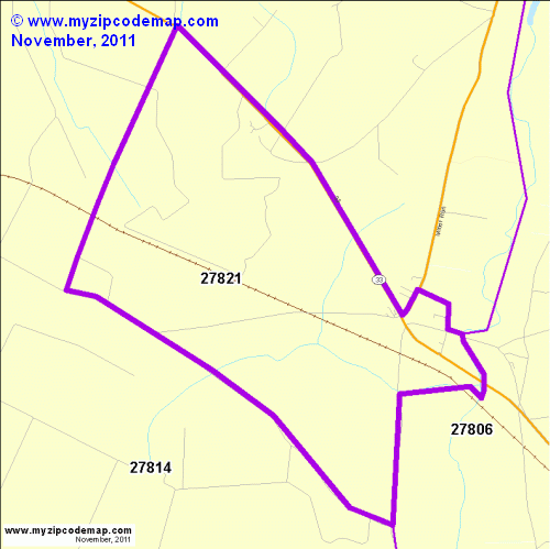 map of 27821
