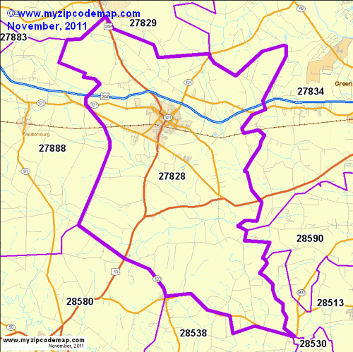 map of 27828