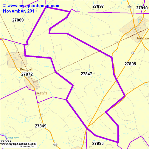 map of 27847