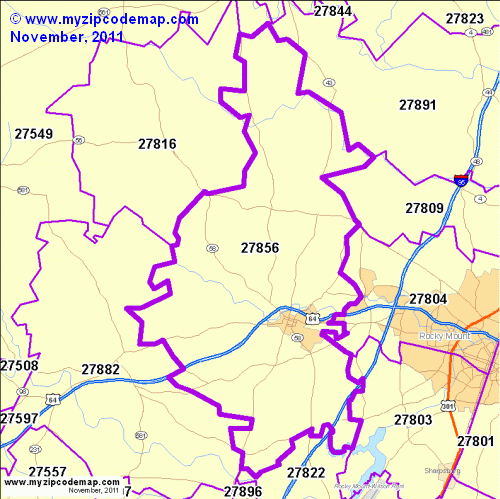 map of 27856