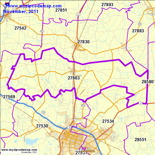 map of 27863