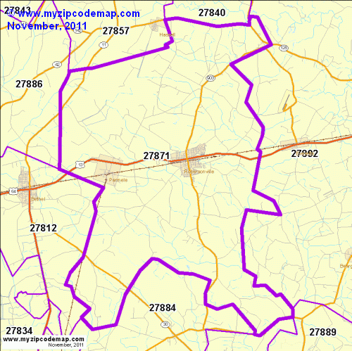 map of 27871