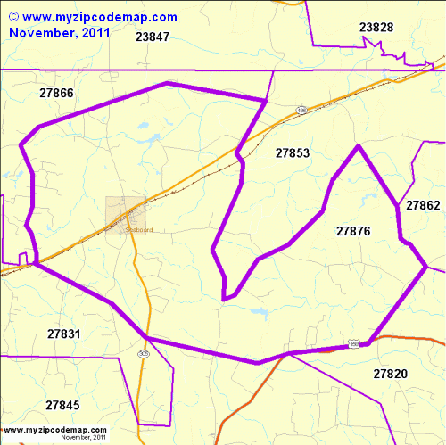 map of 27876