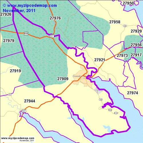 map of 27909