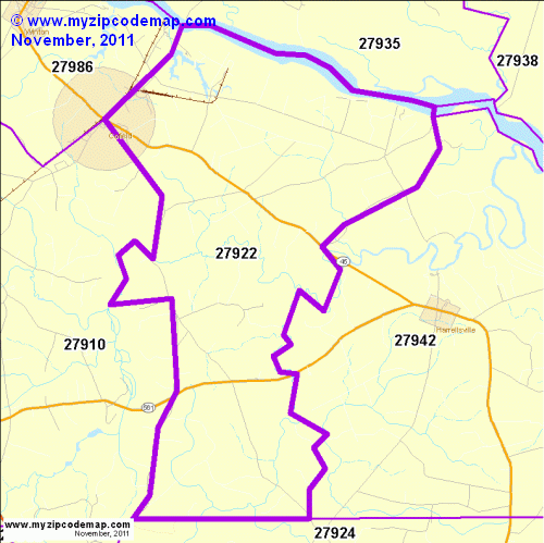 map of 27922