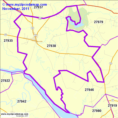 map of 27938