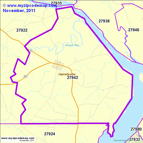 map of 27942