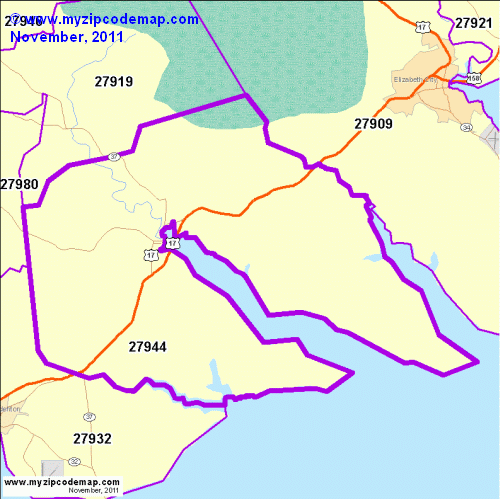 map of 27944