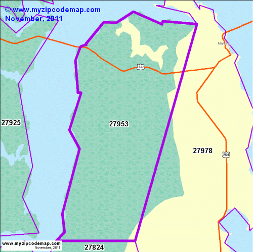 map of 27953