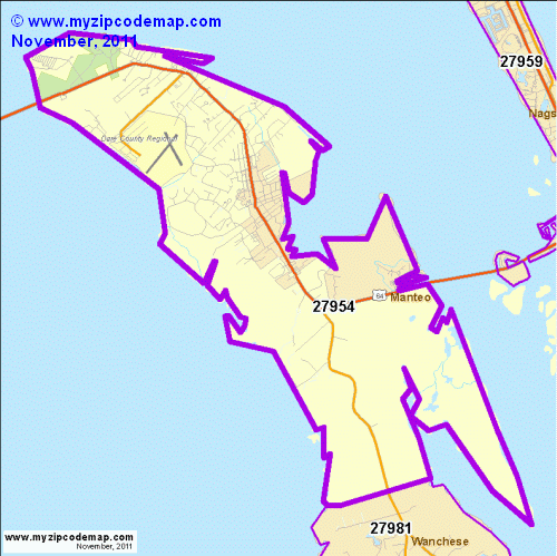 map of 27954