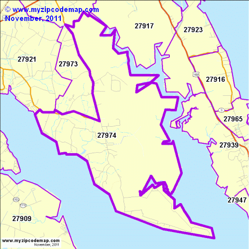 map of 27974