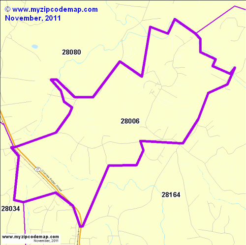 map of 28006