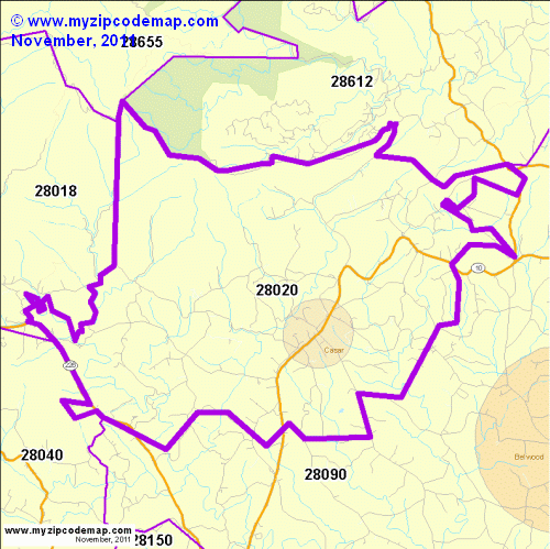 map of 28020