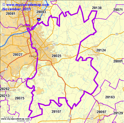 map of 28025