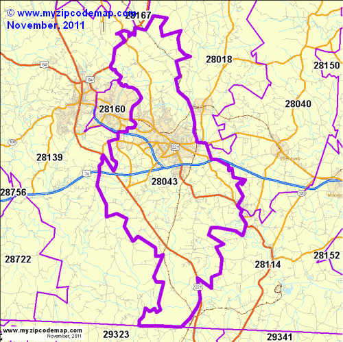 map of 28043
