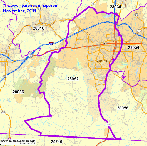 map of 28052