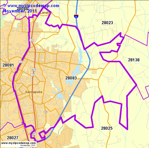 map of 28083