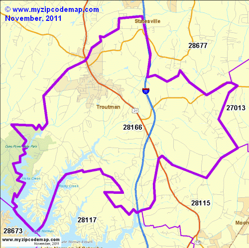 map of 28166