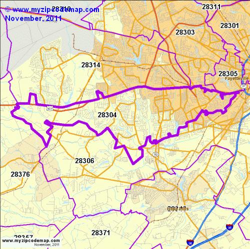 map of 28304