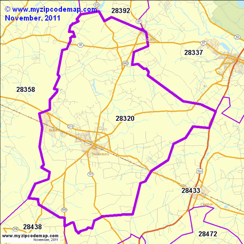 map of 28320