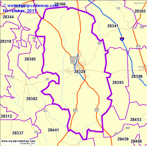 map of 28328